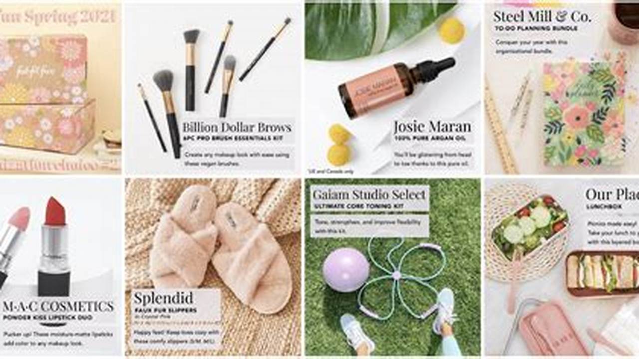 Fabfitfun Spring 2025 Customization Options