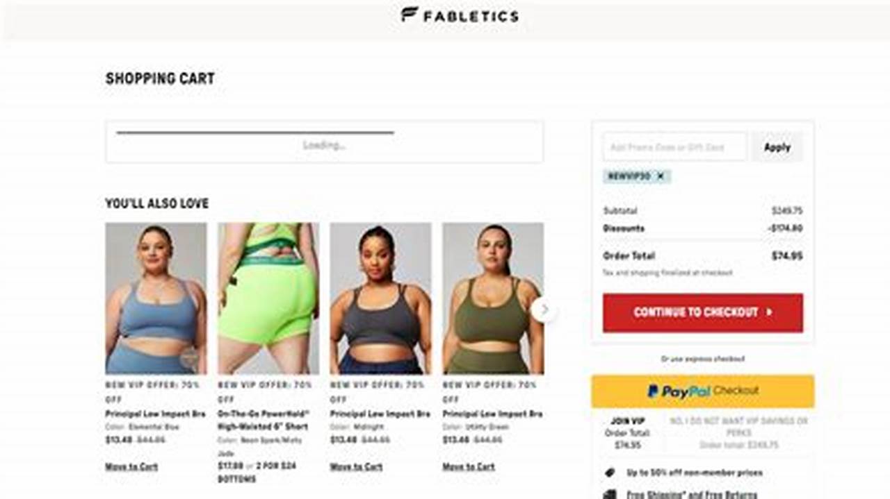 Fabletics Coupon Code 2024