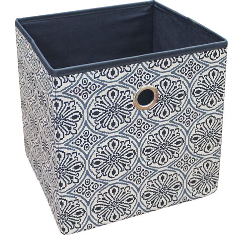 Better Homes & Gardens Fabric Cube Storage Bin (12.75" x 12.75