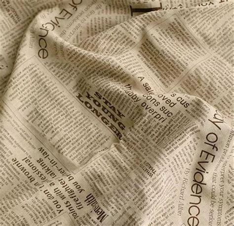 Stylish Fabric Newsprint: Elevate Your Wardrobe with Print