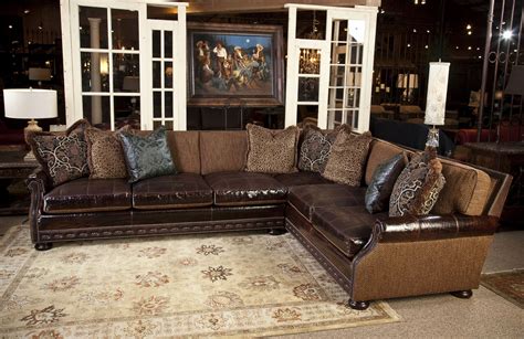 Fabric And Leather Sectionals