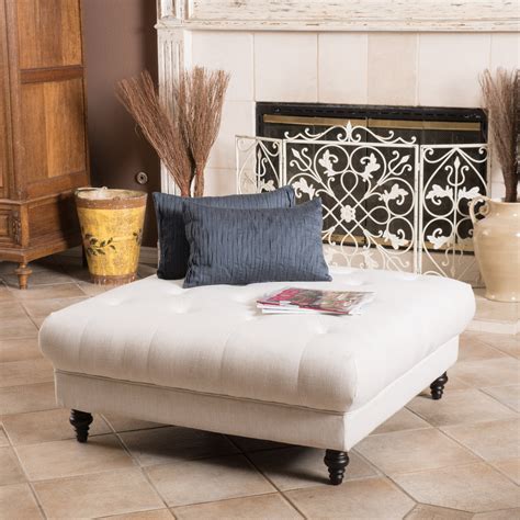 Table Ideas In The Living Room That Enhance Beauty (25) Fabric coffee table, Storage ottoman