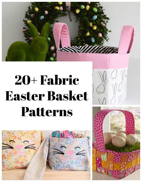 Fabric Easter Basket Patterns Free