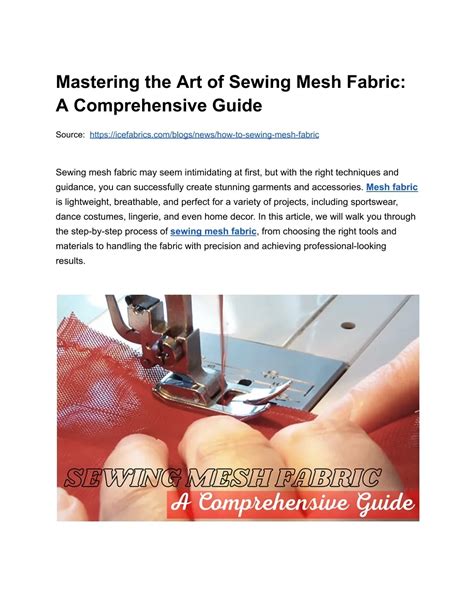 Fabric First: Mastering the Material Choice