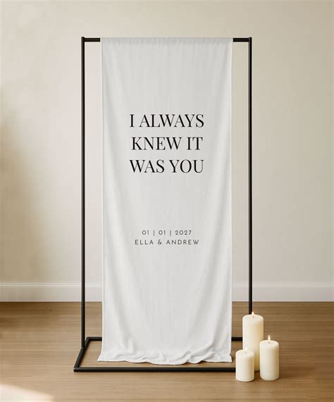 Fabric Quote Sign