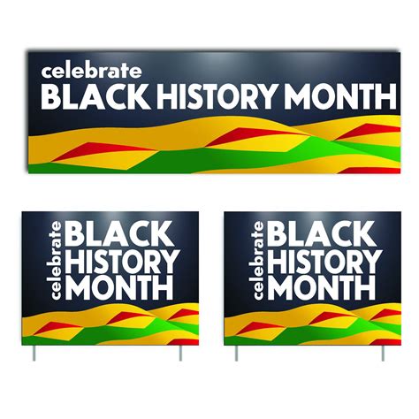 Fabric Banners Black History Month