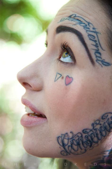 face tattoo on Tumblr
