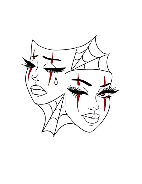 Face Drawing Stencils