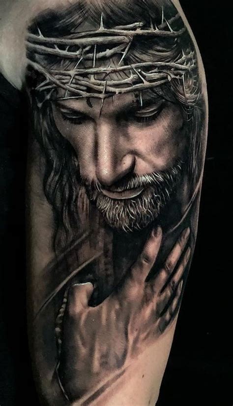 Face Jesus Tattoo