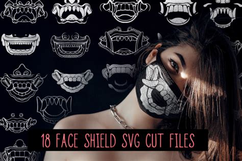 Download Face Masks Files Pack DXF Files