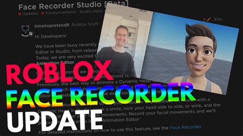 Face Recorder Studio [Beta] - Developer Forum - DevForum | Roblox