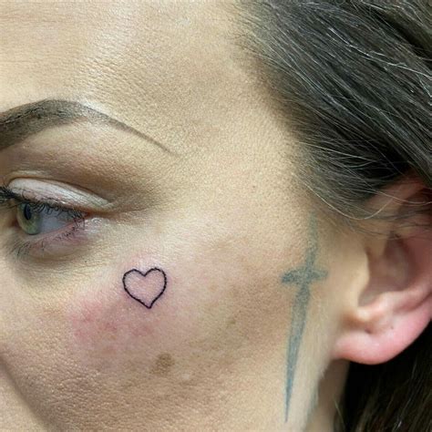 Face Tattoo Heart