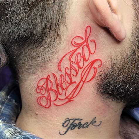 Face Tattoos Blessed