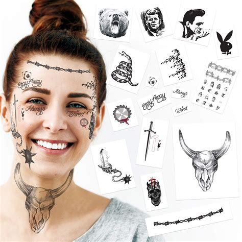 Face Tattoos Costume