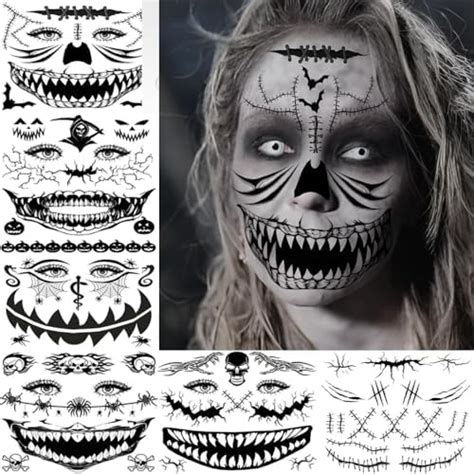 Face Tattoos For Halloween