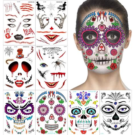 Face Tattoos Halloween