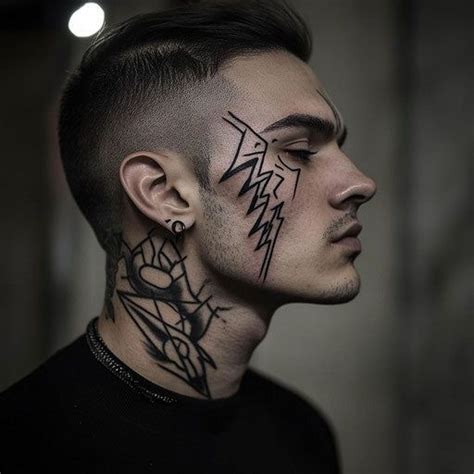 Face Tattoos Ideas Men