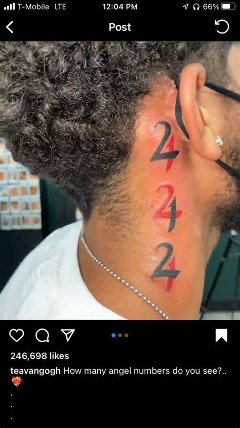 Face Tattoos Numbers