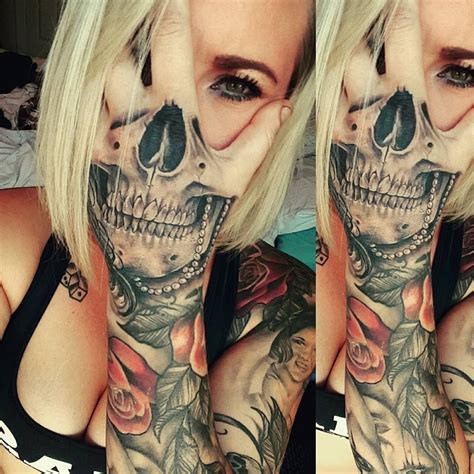 Face Tattoos Skull