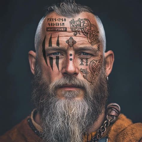 Face Tattoos Viking