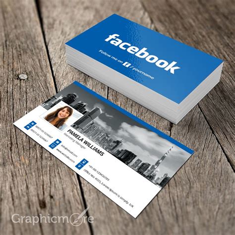 Facebook Business Card Template