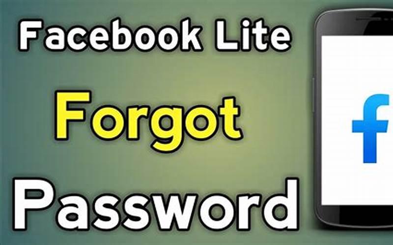 Facebook Lite Password Settings