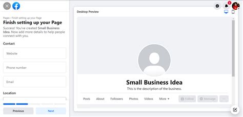 Facebook Business Account