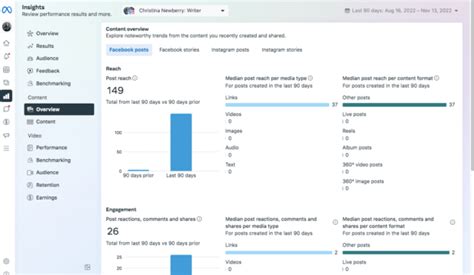 Facebook Business Suite Analytics