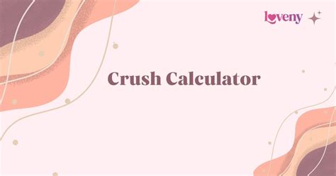 Facebook Crush Calculator