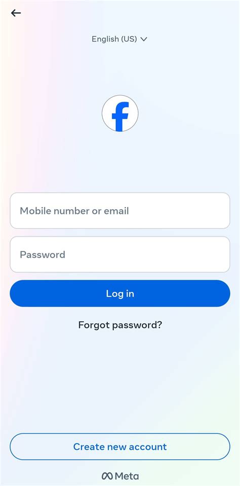 Facebook Lite InnskráNing