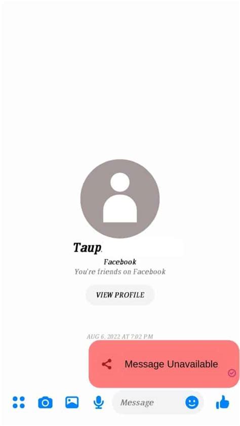 Troubleshooting Facebook Message Unavailable Error on the App: Solutions to Fix the Issue