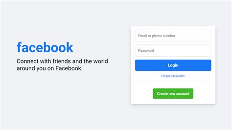 Facebook version ordinateur login page