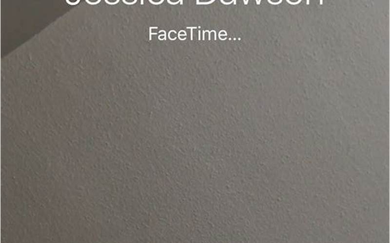 Facetime Call Screen