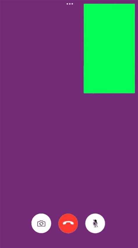 Facetime Call Screen Template