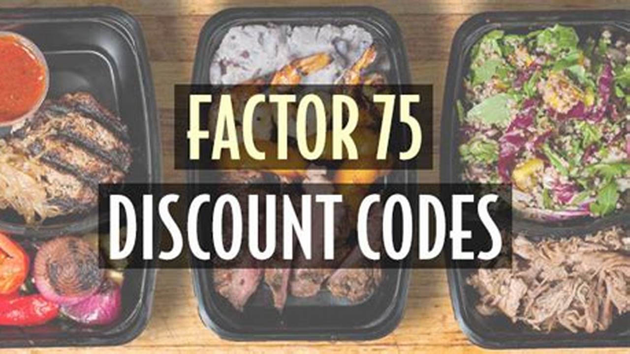 Factor 75 Discount Code Reddit 2024