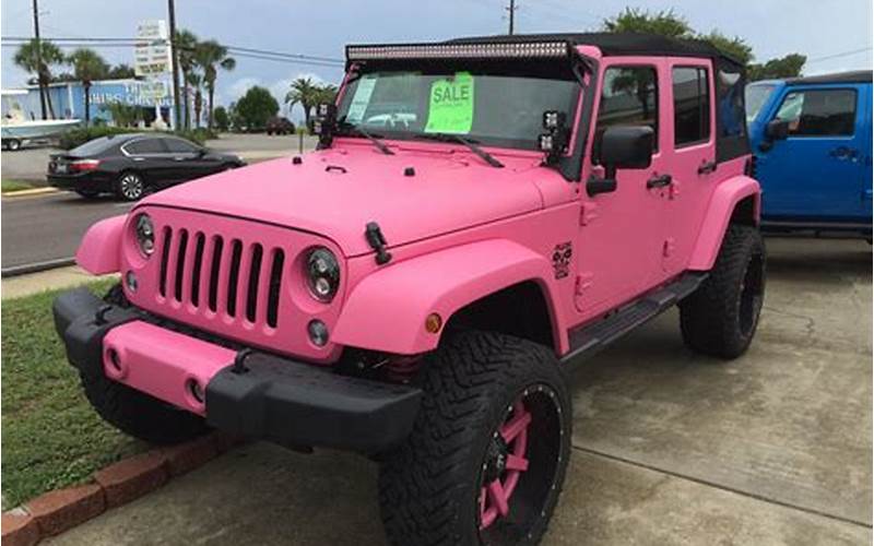 Factors That Affect Pink Jeep Rental Costs