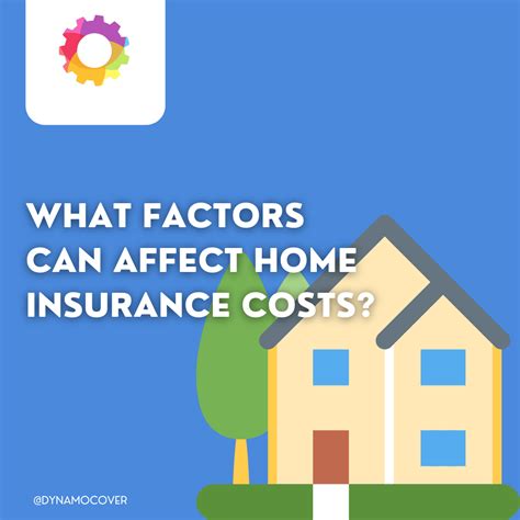 Factors influencing home insurance represented by gears