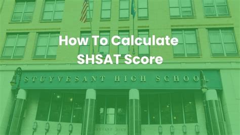 Image of Factors Affecting SHSAT Score