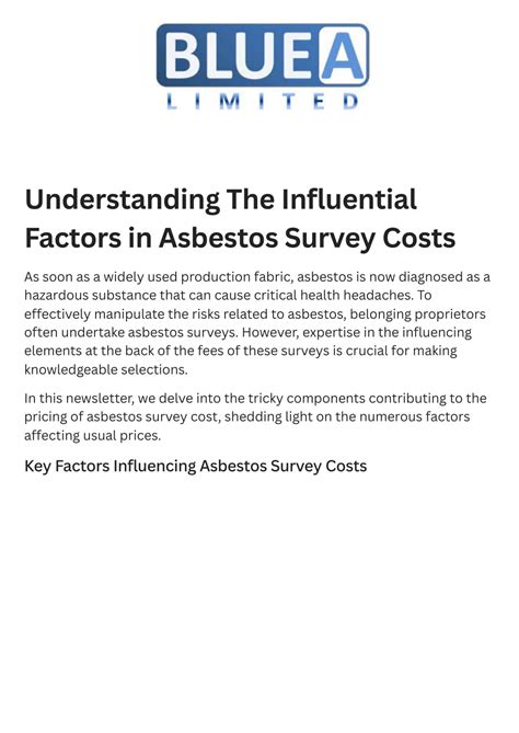 Factors Influencing Asbestos LOD