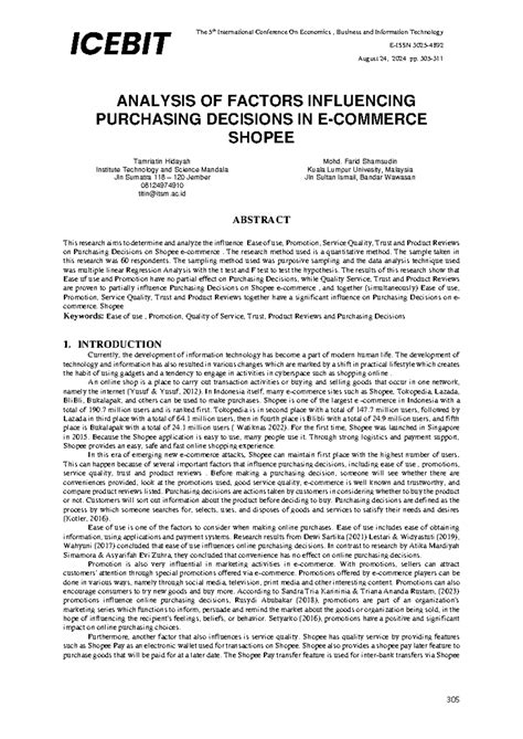 Factors Influencing Bridal Shop Purchasing Decisions