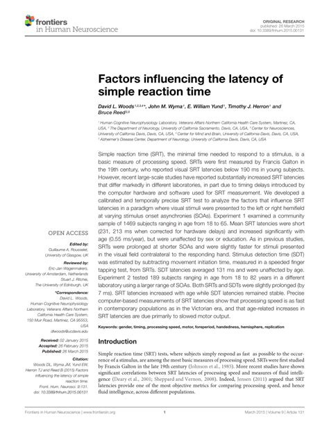 Factors Influencing Latency