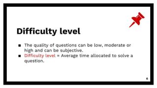 Factors That Determine the Difficulty Level
