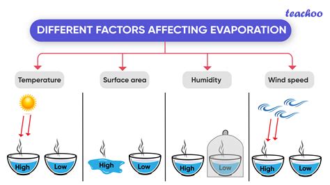 Factors that affect evaporation