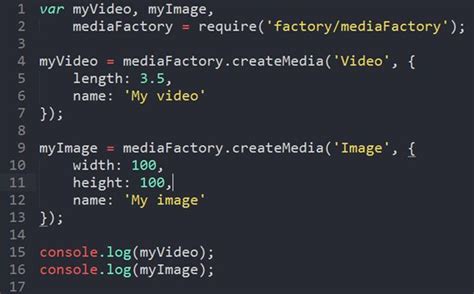 Factory Pattern Javascript