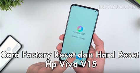 Tampilan menu factory reset di HP Vivo