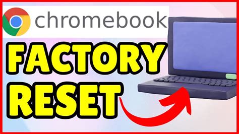 Factory reset your Chromebook