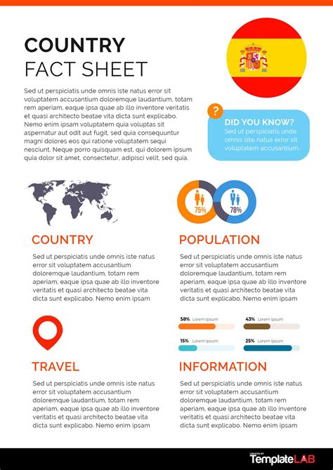 Facts Sheet Template