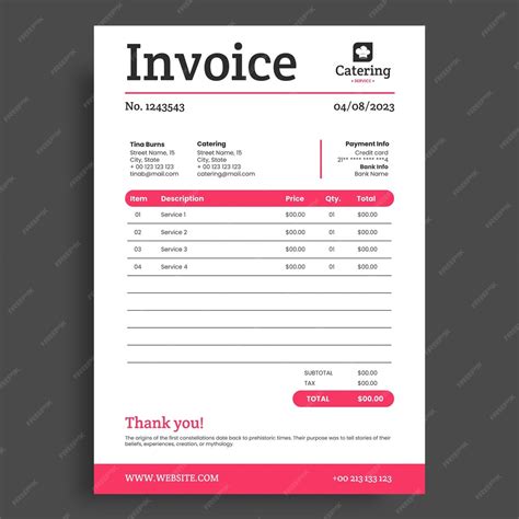 Facture Restauration