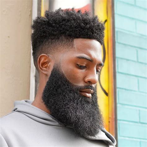 Fade With Beard Black