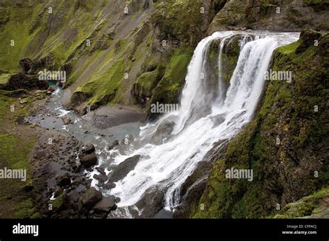 Fagrifoss Waterfall